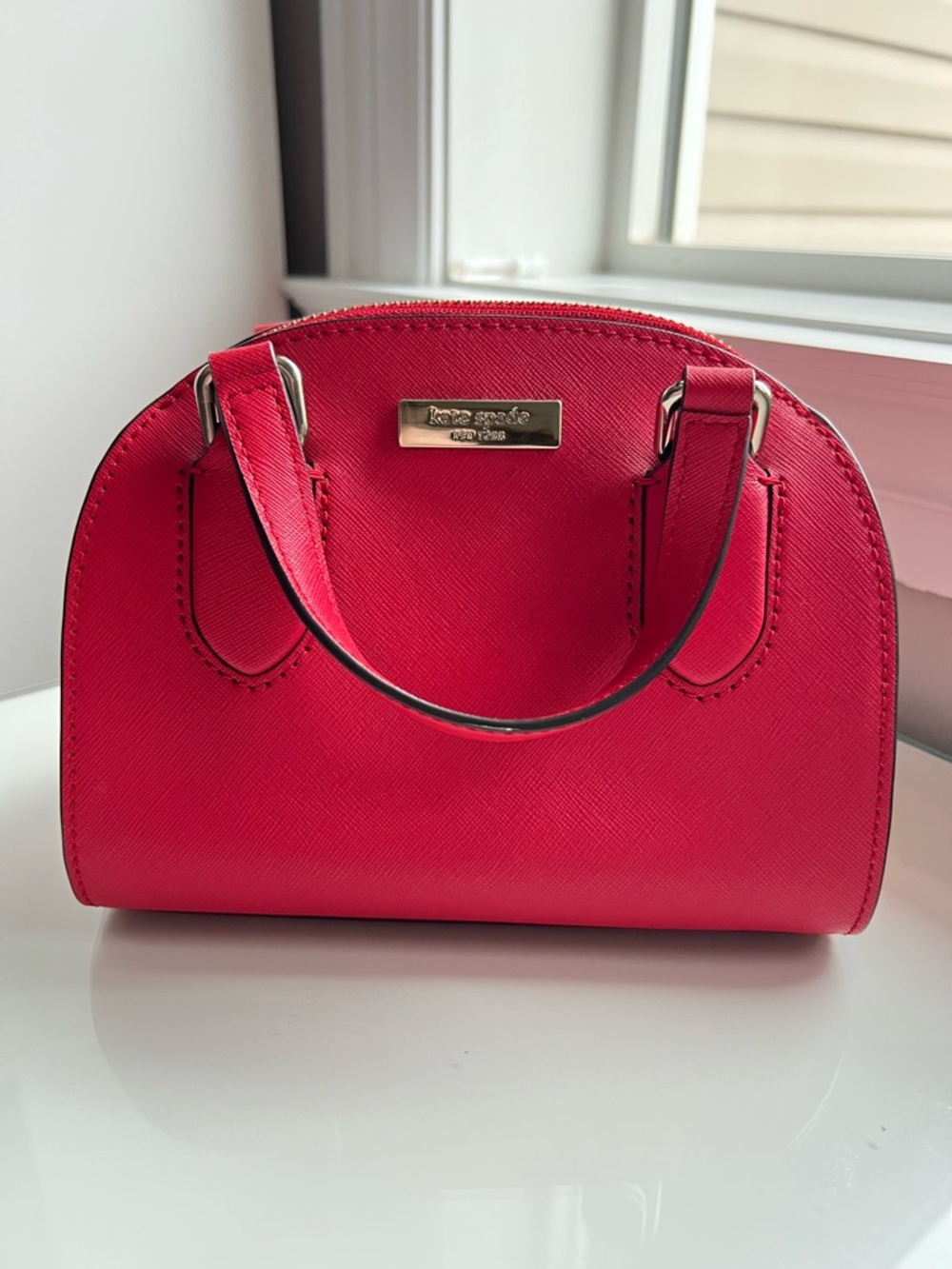 kate spade red mini bag